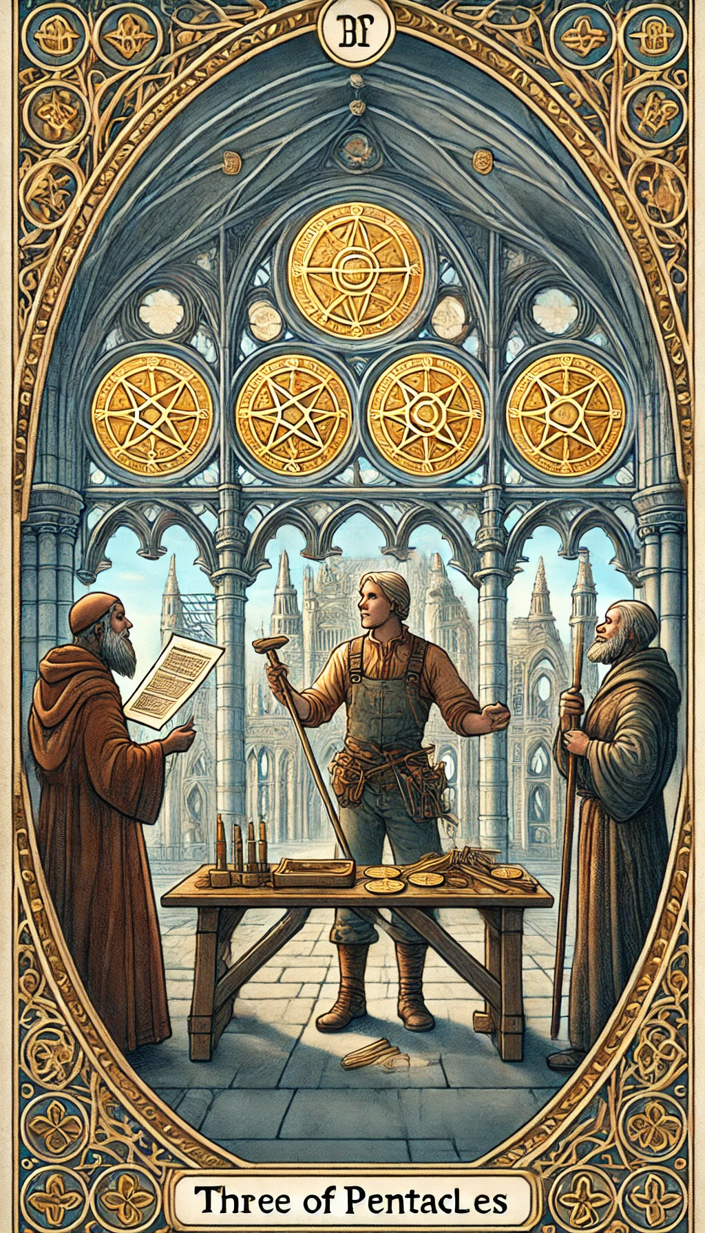 Three of Pentacles