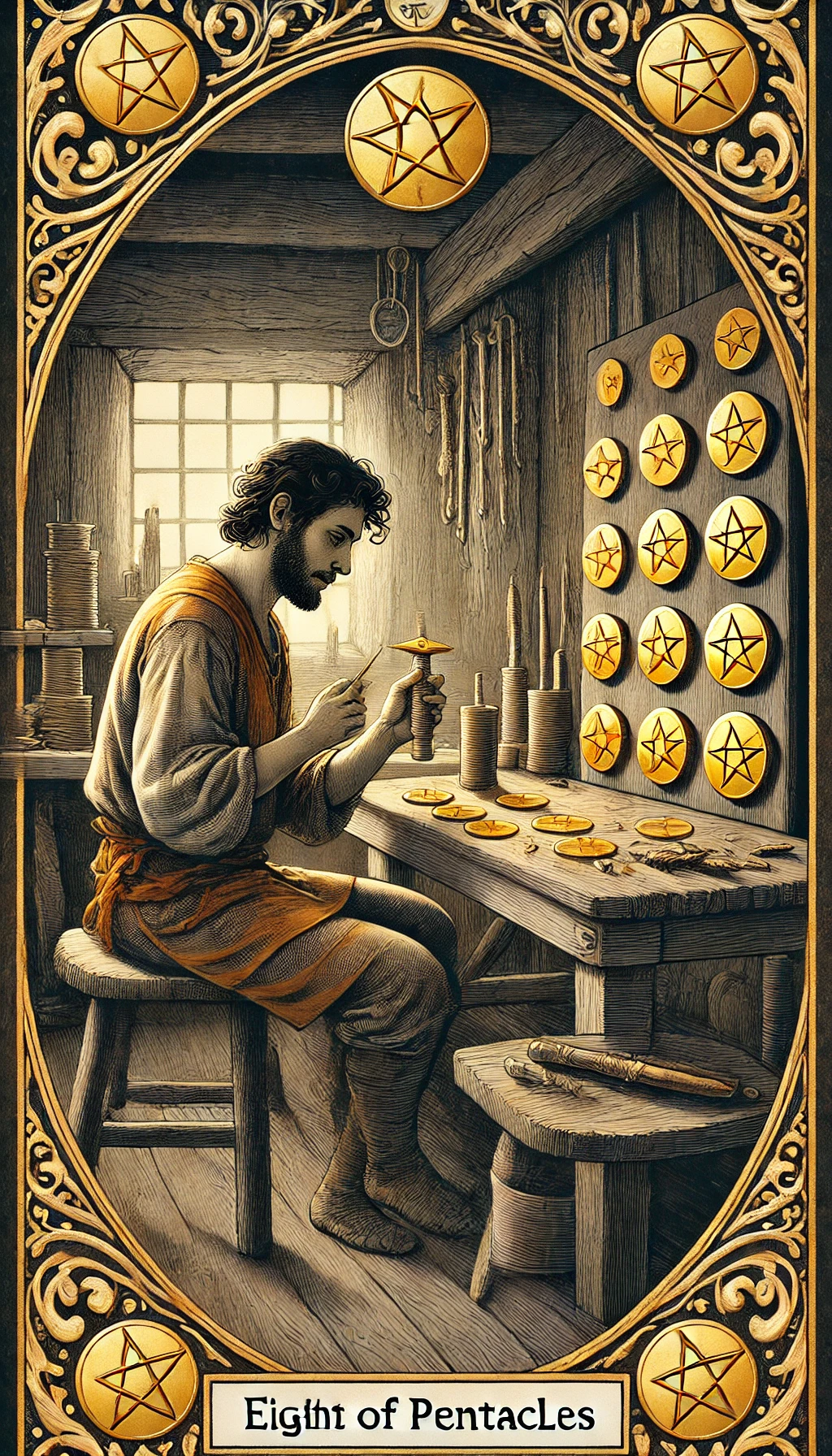 Eight of Pentacles